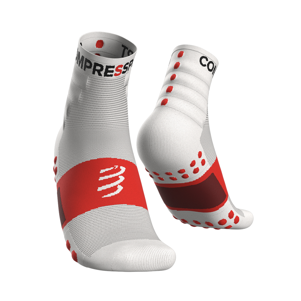 Image Compressport Training Socks 2-Pack WHITE T2